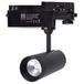 Led-railspot met vier draden, zwart, 10 W