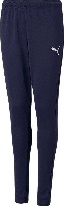 Puma teamRISE Poly Sportbroek Junior - Maat 164 - Navy