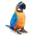 Zappi Co - Kinderen Realistische Zachte Knuffelige Pluche Speelgoeddier - Perfecte Speelkameraadjes voor Kinderen met Levensechte Details uitgelicht op Tiktok (28cm Lengte) (Blauw Gele Ara Papegaai)