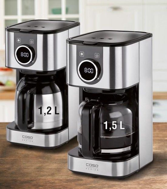 CASO Germany Selection C 12 Koffiezetapparaat - Zwart/Zilver