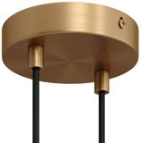 Creative Cables Rosace cylindrique en métal avec 2 trous - Cylindrique, Bronze satiné