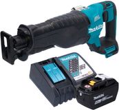 Makita DJR 187 Z accu-reciprozaag/reciprozag 18 V borstelloos + 1x accu 9,0 Ah + oplader
