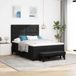 Maison Exclusive - Boxspringbed met hoofdeinde, noir, 160 x 200 cm, gestoffeerd