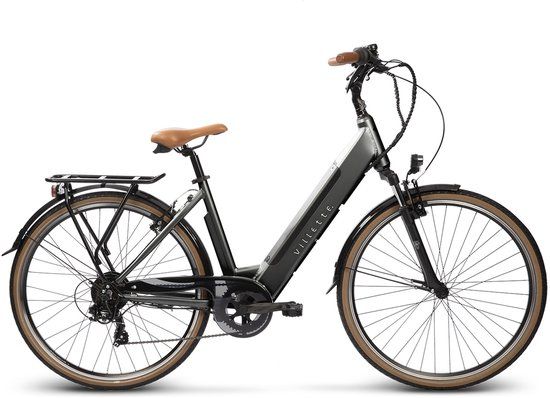Villette L' Amant Eco Bg 10.4Ah 7sp 28 inch Dark Grey