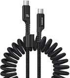 Baseus USB-C naar USB-C Kabel 100W 1M Fish-Eye Transparant
