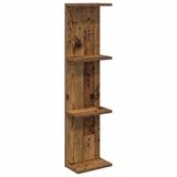 vidaXL Wandplank Oud hout 25 x 15 x 100 cm Bewerkt hout