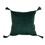 Chic Home Velvet kussensloop CRISTIANO 45 x 45 cm flessengroen