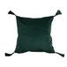 Chic Home Velvet kussensloop CRISTIANO 45 x 45 cm flessengroen