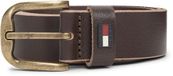 Tommy Jeans Tommy Hilfiger Riemen Leer Unisex Donkerbruin