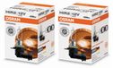 OSRAM 2 Stück Original-Lampe, Scheinwerfer, Typ HIR2, 55W