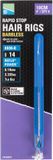 Preston Onderlijn Rapid Stop Hair Rigs - 38cm - Haakmaat 16