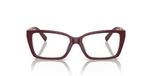 Tiffany & Co. Tf 2239u Lunettes de vue femme rouge carrées 52mm