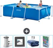 Intex Rechthoekig Frame Zwembad - 300 x 200 x 75 cm - Blauw