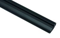 GARDINIA beugelverlenging voor universele muurbeugel, Serie: Memphis, Lengte: 18 cm, Metaal, Zwart-Mat