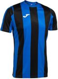Joma Inter Classic Jersey XXXL Koninklijk Blauw/Zwart Polyester Korte Mouw Gestreept Voetbal Mannen Volwassenen Lente/Zomer 2023