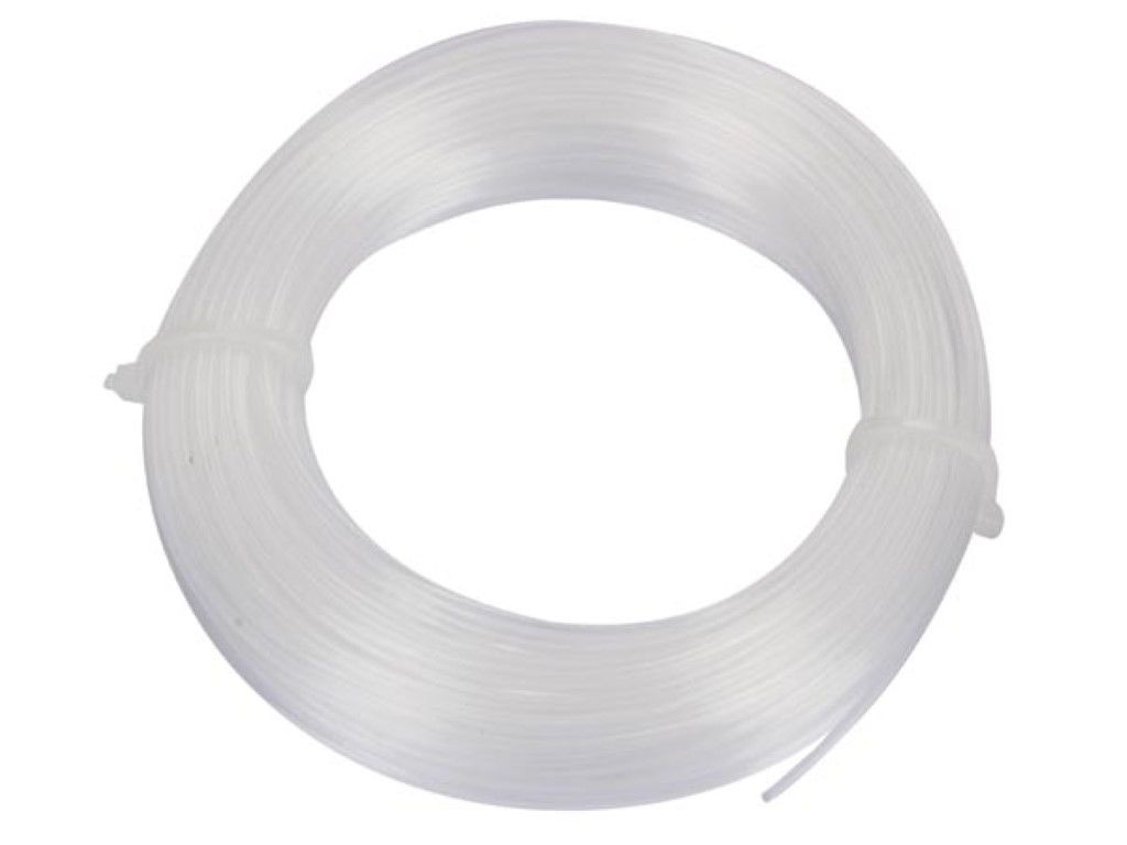 Toolland Draadtrimmer draad Nylon Wit 25 m 1,2 mm