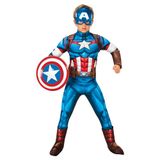 Rubies Captain America Deluxe kostuum voor jongens en meisjes