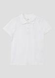 s.Oliver Polo-Shirt Wit Katoen Korte Mouw Kinderen