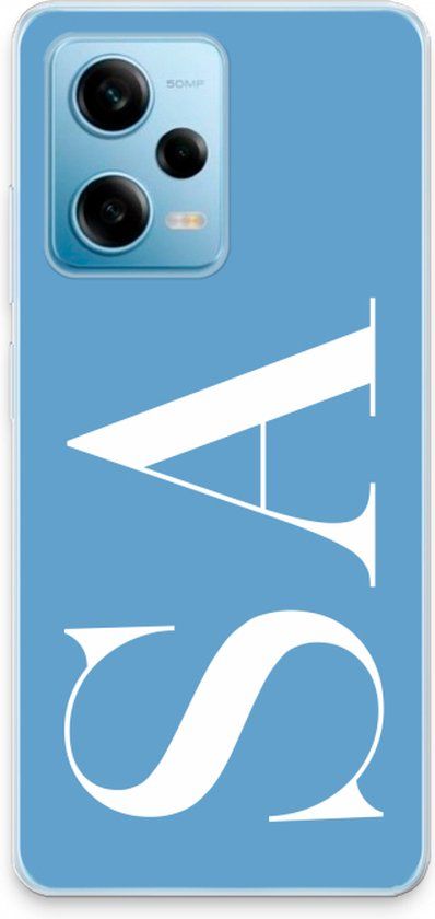 Case Company Xiaomi Redmi Note 12 Pro 5G Hoesje - Monogram N°2 - Soft Cover