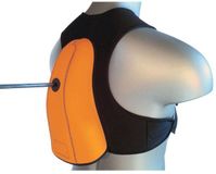 Bouée de natation orange, noir