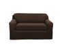 MAYTEX Slipcover, polyester mix, chocolade, 2-delig Loveseat