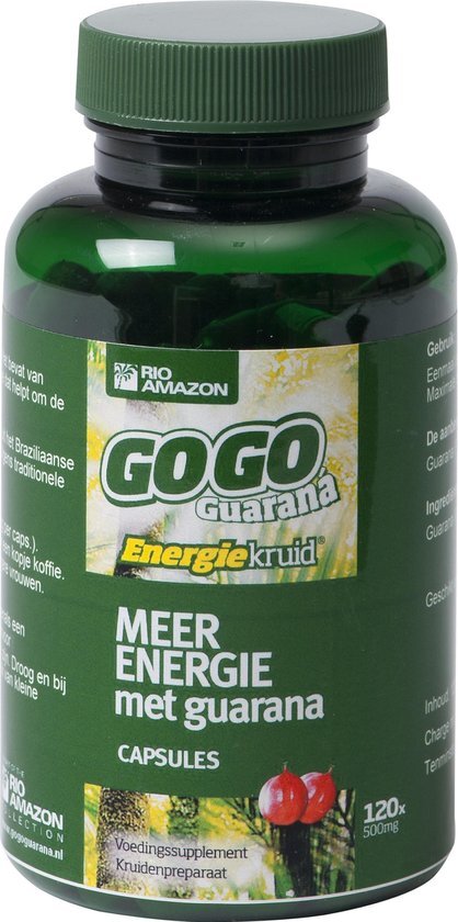 Rio GoGo Guarana 500mg Capsules 120st