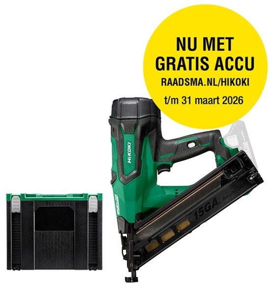Hikoki Spijkerapparaat NT1865DAAW9Z 18V