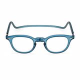 Contacta Lock Reading Glasses for Men and Women with Magnet, Fixed Collar, and Adjustable Arms Blue Color +3.00 Diopters