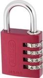 ABUS 145 hangslot met cijferslot Rood 145/40