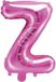 PARTYDECO Ballon lettre aluminium fuchsia
