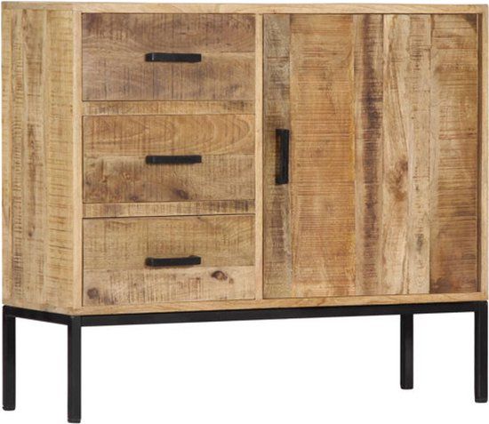 vidaXL Dressoir 88x30x71 cm massief mangohout