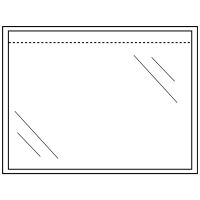 Paklijst envelop onbedrukt 165 x 122 mm A6 zelfklevend 1000 stuks