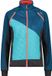 CMP Jas met afneembare mouwen voor dames, Polyester, Winddicht, Reflecterend, Lange mouw, Ritszakken, Blauw, Maat XXS