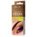 Delia Cosmetics Crème colorante pour sourcils Consistance crémeuse Brun clair Couleur longue tenue Application facile Vegan 15ml