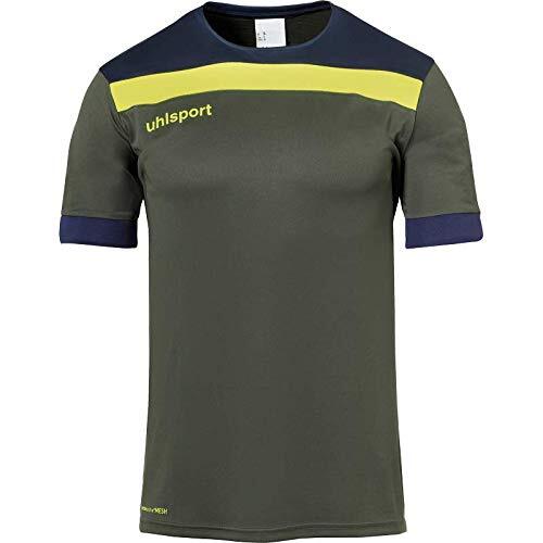 Uhlsport Offense 23 T-shirt met korte mouwen voor heren, dark olijf/navy/Am, M