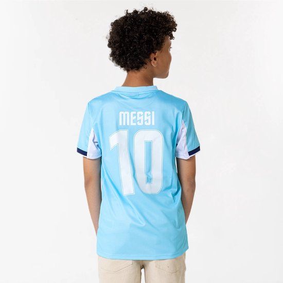 AFA Messi Argentinië Thuis Shirt Kinderen Blauw/Wit