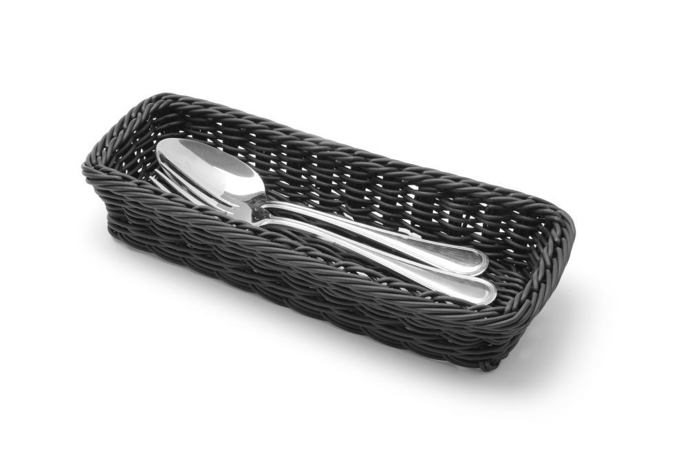 Hendi Bestekmand Zwart 27x10x(H)4,5cm