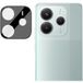 Techsuit Film de protection pour caméra arrière pour Xiaomi Redmi Note 14 5G, Verre trempé, Noir