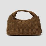 Nunoo MINI DANDY BRAIDED SUEDE Groen Leer