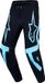 Alpinestars Supertech Vesta Motocrossbroek - Zwart/turquoise - Maat 30