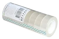 Q-Connect Transparante plakfolie, 8 rollen, 18 mm x 30 m