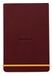 RHODIA 194349C - Hardcover Webnotepad Notitieboek Wijnrood - 9 x 14 cm - Gelijnd - 192 Afscheurbare Pagina's - Clairefontaine Ivoor Papier 90 g/m² - Leeslint, Elastieksluiting - Omslag in Imitatieleer