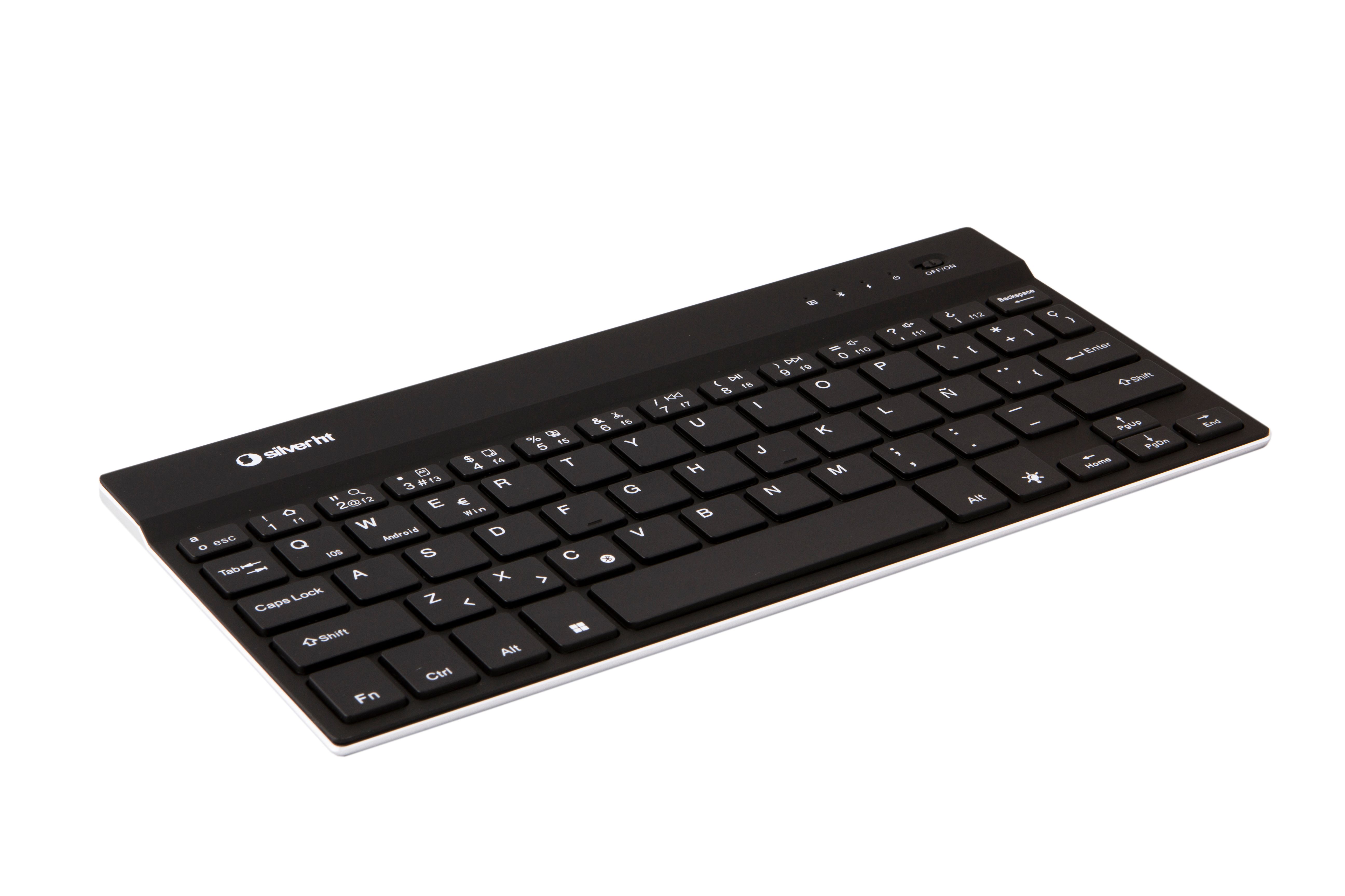 SilverHT 111932940199 - Bluetooth Toetsenbord - Zwart - QWERTY