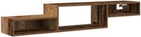 vidaXL Wandgemonteerd tv-meubel Muurmontage Oud hout 150 x 28 x 26 cm