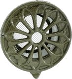 WEHA retro rooster rond Ø100mm - aluminium brons