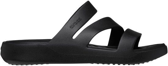 Crocs Getaway Strappy Slides Women Black Size 36/37