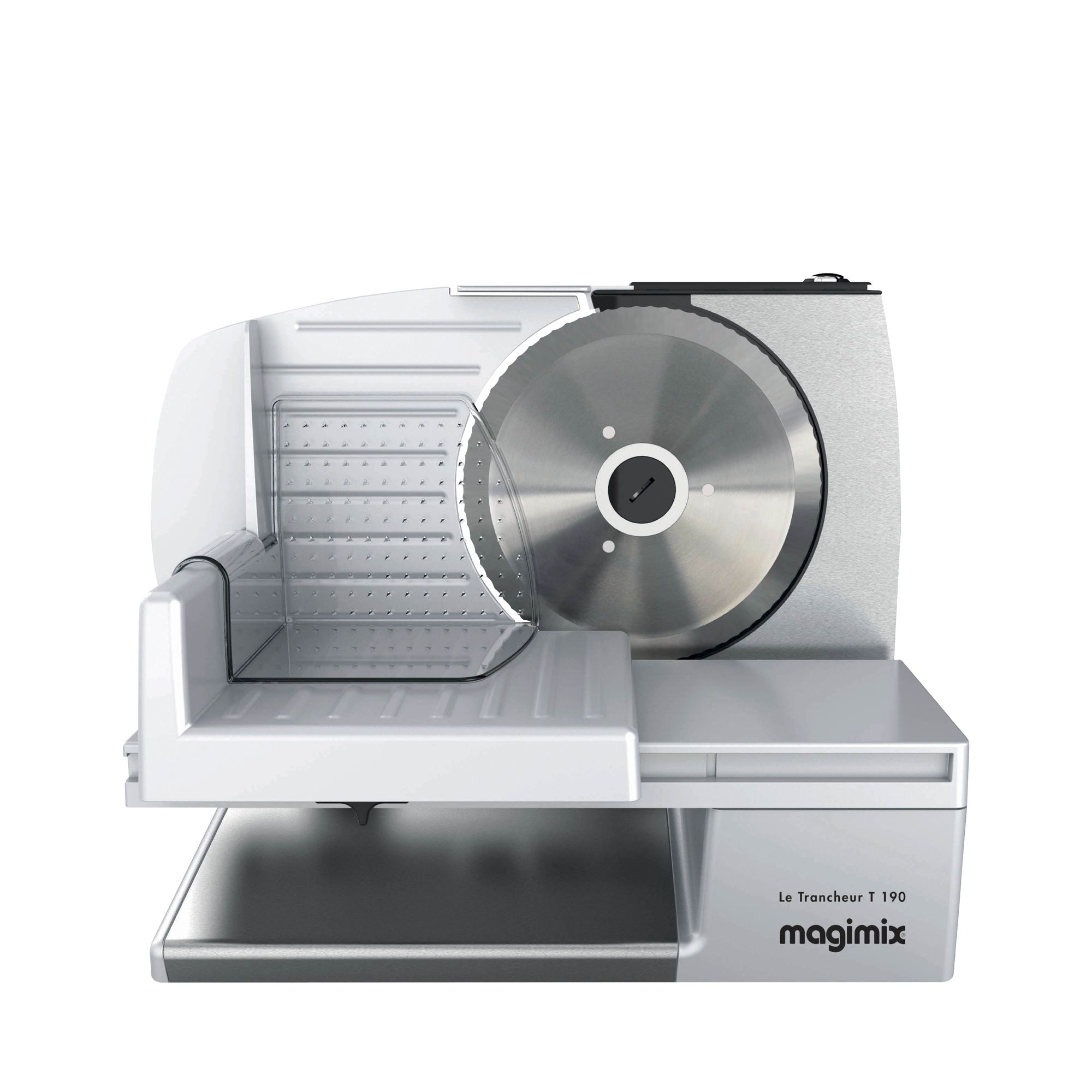 Magimix T190 Snijmachine - Zilver - Gekarteld mes - 150W