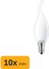 Philips E14 LED Kaarslamp 2.2W 2700K 250lm 220V/240V 827 (10 stuks)