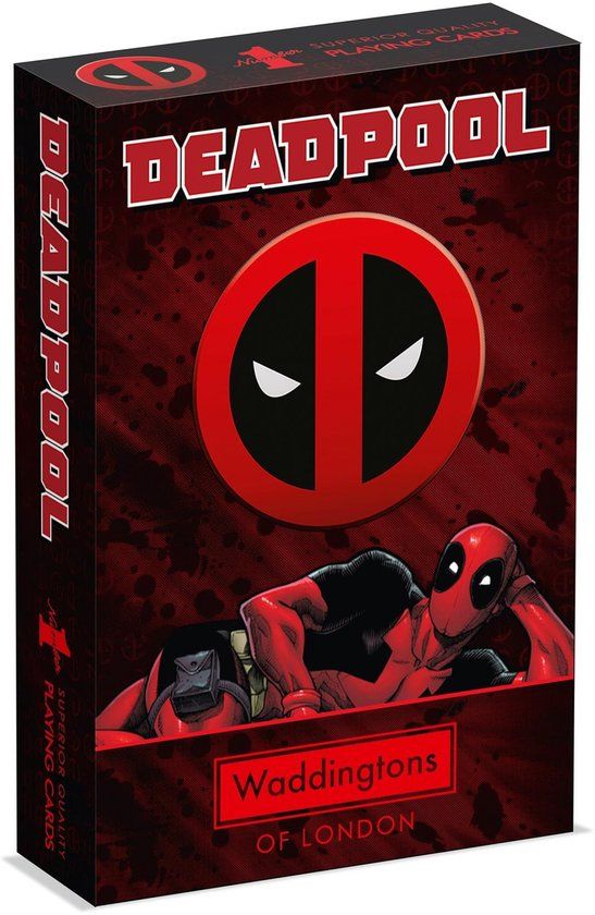 Merkloos Winning Moves Deadpool - Speelkaarten - Waddingtons No.1 (Engels)