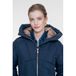 Geisha gewatteerde jas - donkerblauw